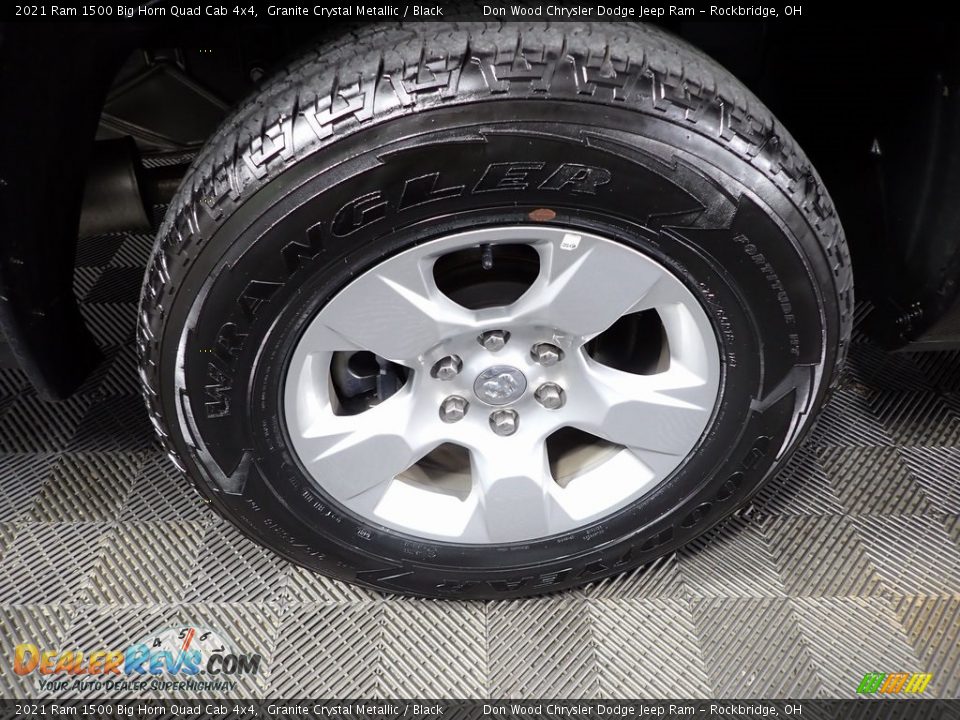 2021 Ram 1500 Big Horn Quad Cab 4x4 Granite Crystal Metallic / Black Photo #30