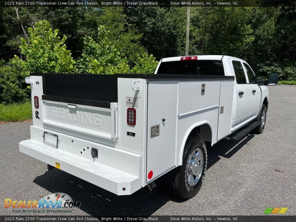 2023 Ram 2500 Tradesman Crew Cab 4x4 Chassis Bright White / Diesel Gray/Black Photo #6