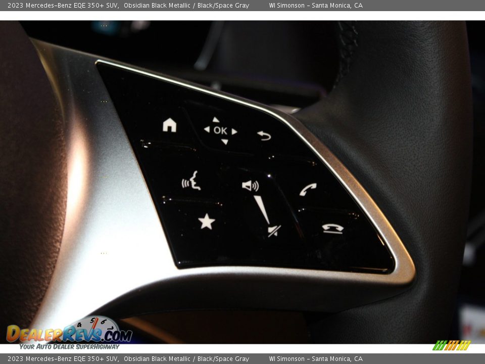 2023 Mercedes-Benz EQE 350+ SUV Obsidian Black Metallic / Black/Space Gray Photo #16