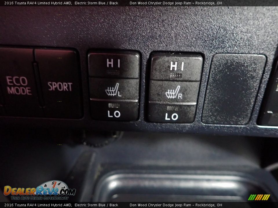 2016 Toyota RAV4 Limited Hybrid AWD Electric Storm Blue / Black Photo #6