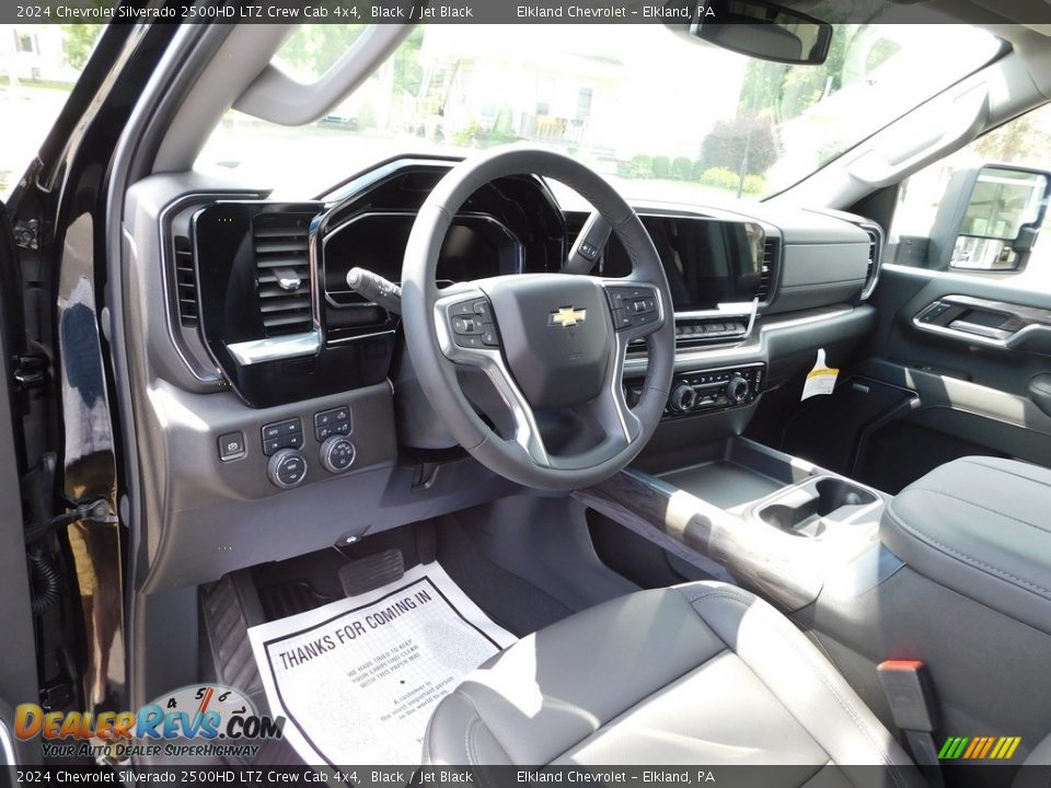 Dashboard of 2024 Chevrolet Silverado 2500HD LTZ Crew Cab 4x4 Photo #24