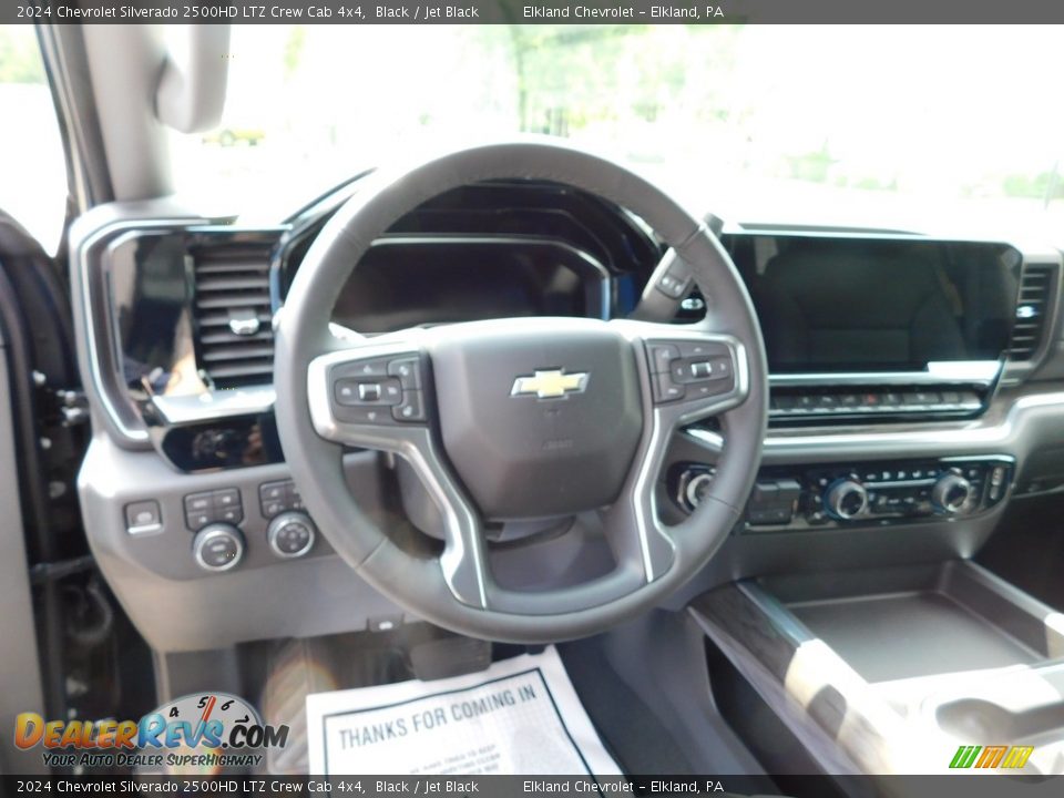 Dashboard of 2024 Chevrolet Silverado 2500HD LTZ Crew Cab 4x4 Photo #25