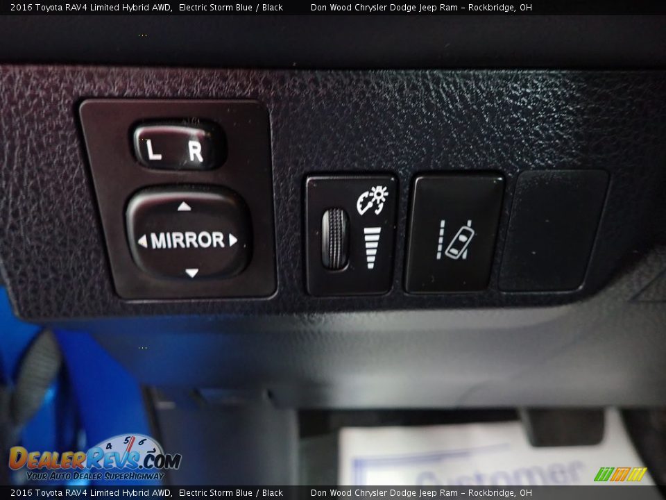 2016 Toyota RAV4 Limited Hybrid AWD Electric Storm Blue / Black Photo #18