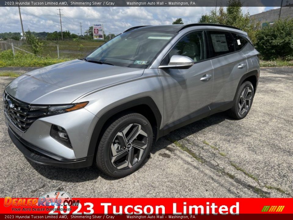 2023 Hyundai Tucson Limited AWD Shimmering Silver / Gray Photo #2