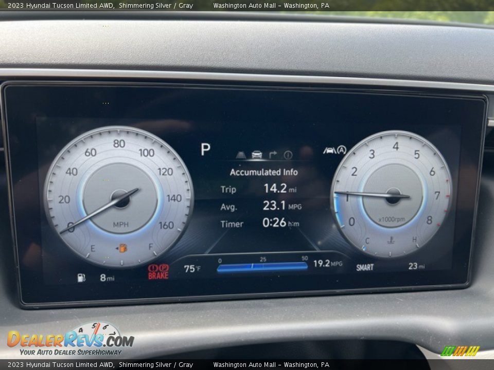 2023 Hyundai Tucson Limited AWD Shimmering Silver / Gray Photo #5