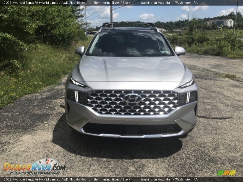 2023 Hyundai Santa Fe Hybrid Limited AWD Plug-In Hybrid Shimmering Silver / Black Photo #2