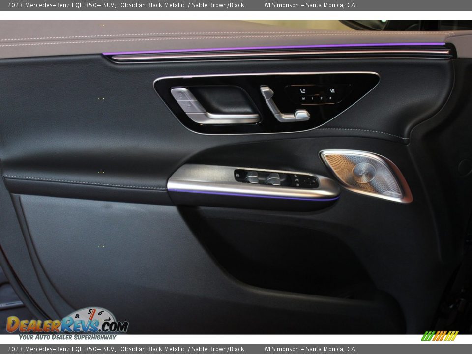 Door Panel of 2023 Mercedes-Benz EQE 350+ SUV Photo #11