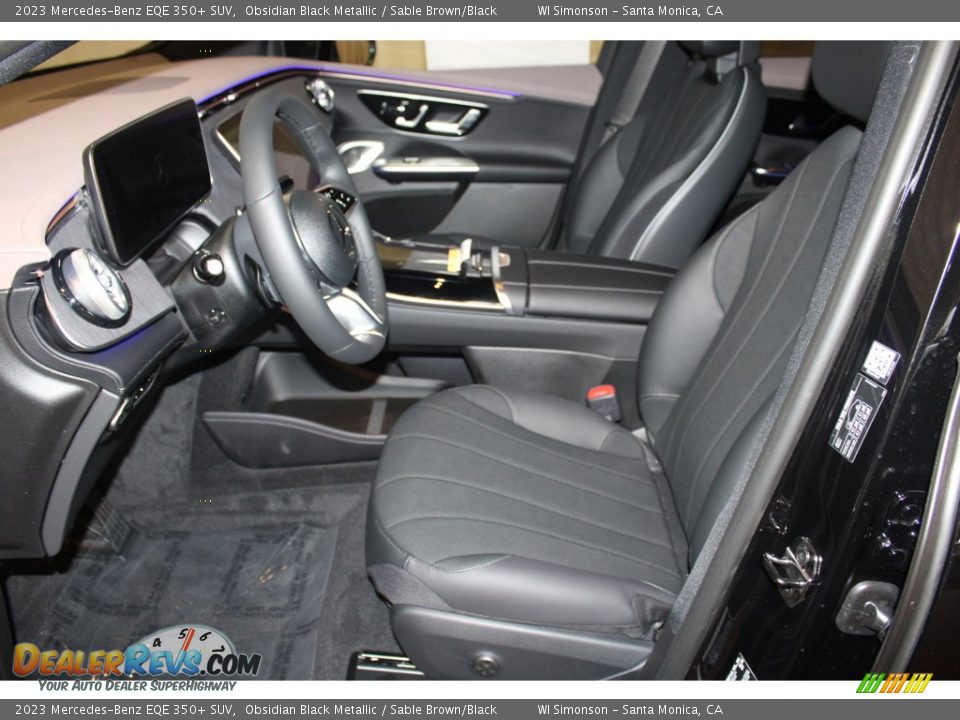 Front Seat of 2023 Mercedes-Benz EQE 350+ SUV Photo #13