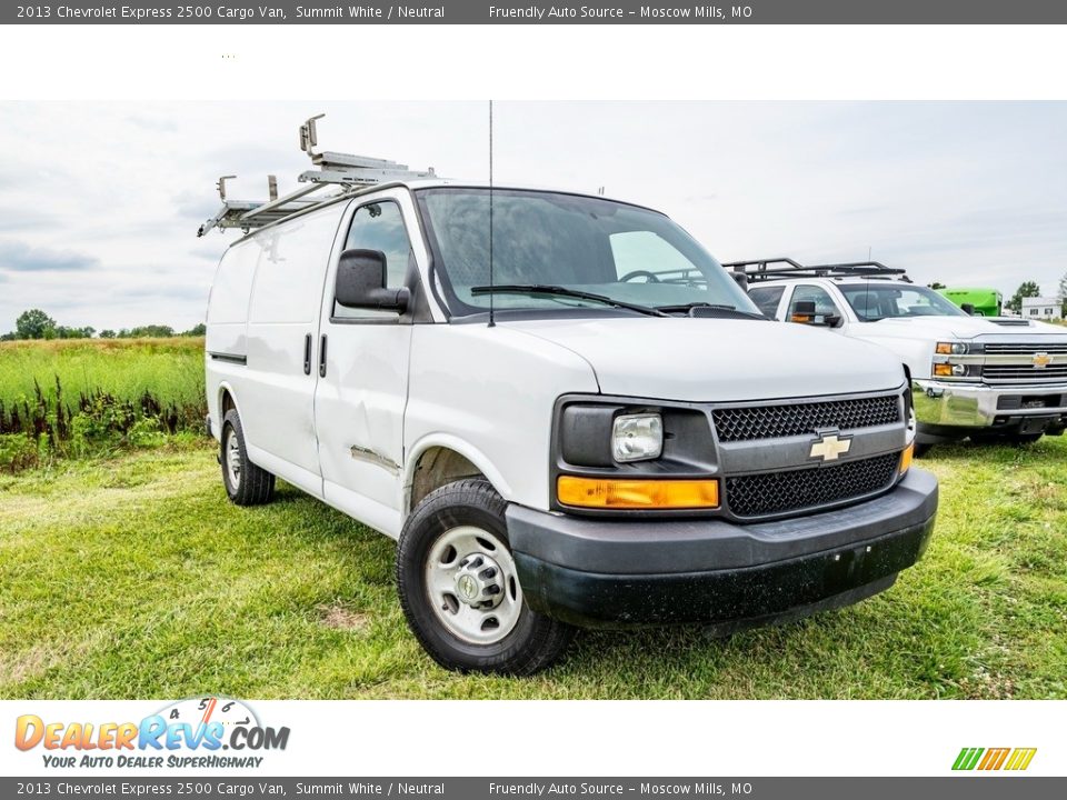 2013 Chevrolet Express 2500 Cargo Van Summit White / Neutral Photo #1