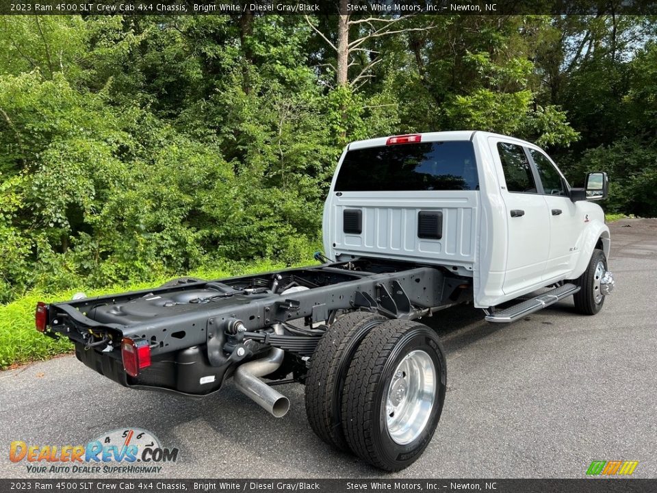 2023 Ram 4500 SLT Crew Cab 4x4 Chassis Bright White / Diesel Gray/Black Photo #6