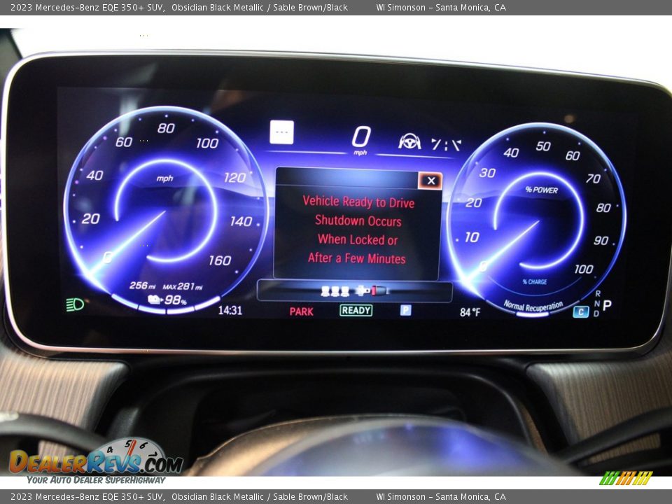 2023 Mercedes-Benz EQE 350+ SUV Gauges Photo #17