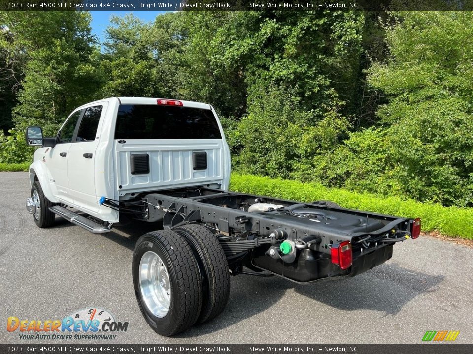 2023 Ram 4500 SLT Crew Cab 4x4 Chassis Bright White / Diesel Gray/Black Photo #8