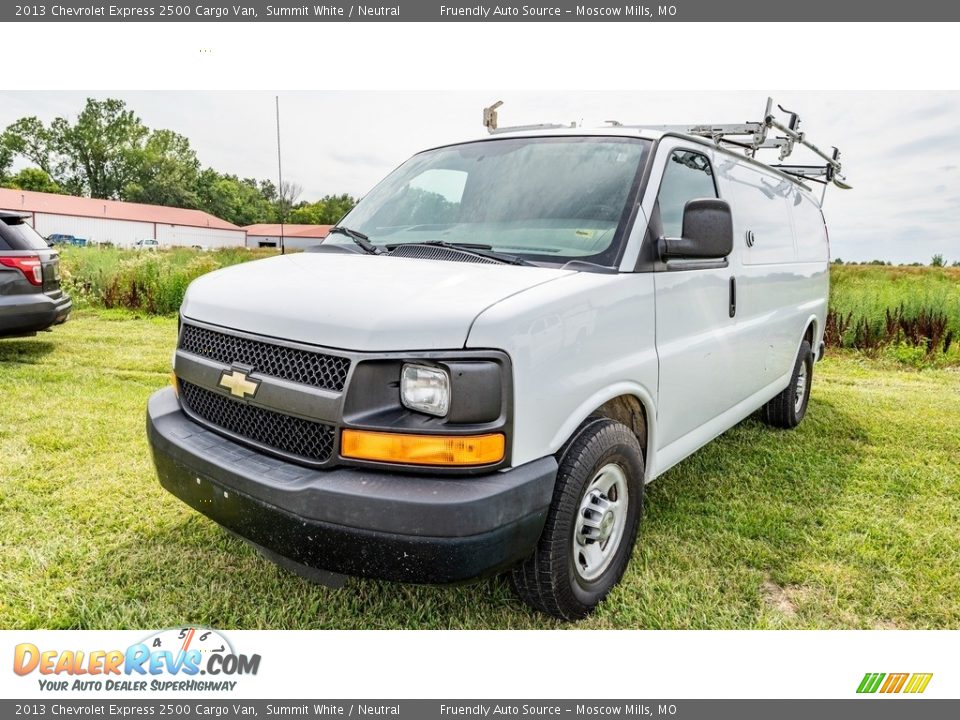 2013 Chevrolet Express 2500 Cargo Van Summit White / Neutral Photo #8