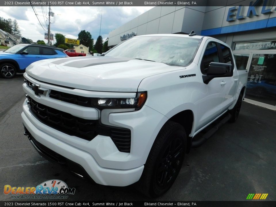 2023 Chevrolet Silverado 1500 RST Crew Cab 4x4 Summit White / Jet Black Photo #2