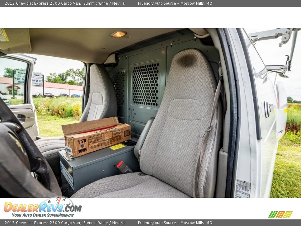 2013 Chevrolet Express 2500 Cargo Van Summit White / Neutral Photo #17