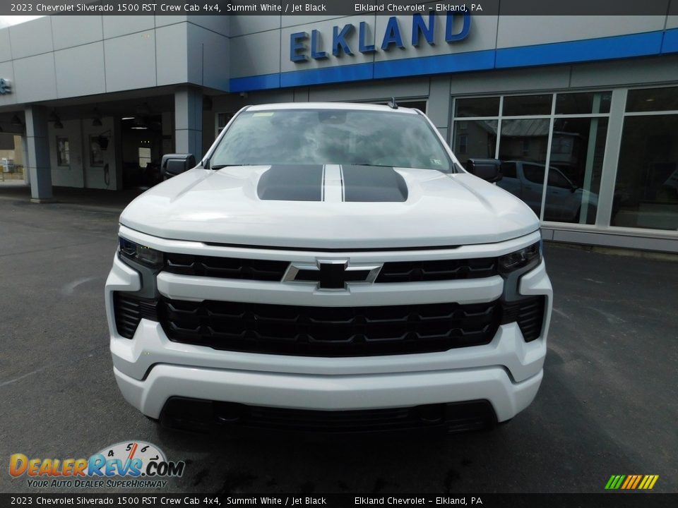 2023 Chevrolet Silverado 1500 RST Crew Cab 4x4 Summit White / Jet Black Photo #3