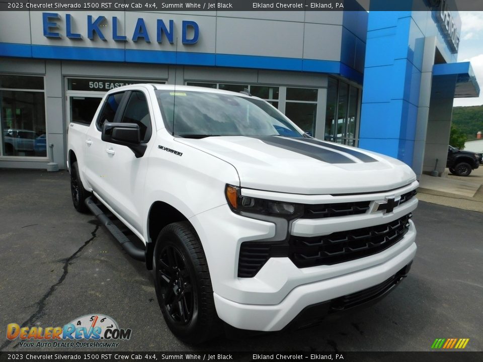 2023 Chevrolet Silverado 1500 RST Crew Cab 4x4 Summit White / Jet Black Photo #4