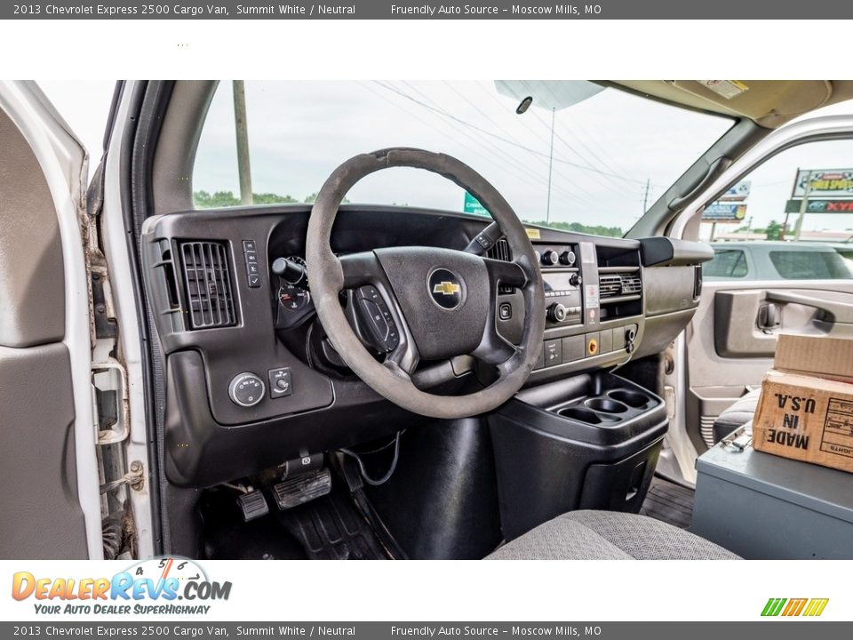 2013 Chevrolet Express 2500 Cargo Van Summit White / Neutral Photo #19