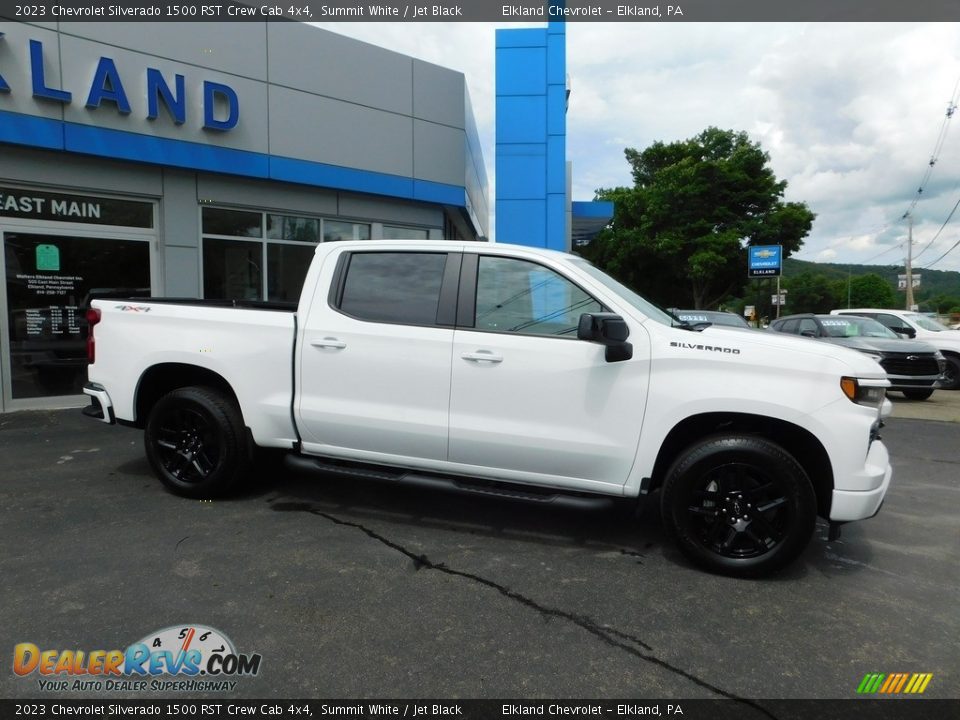 2023 Chevrolet Silverado 1500 RST Crew Cab 4x4 Summit White / Jet Black Photo #6