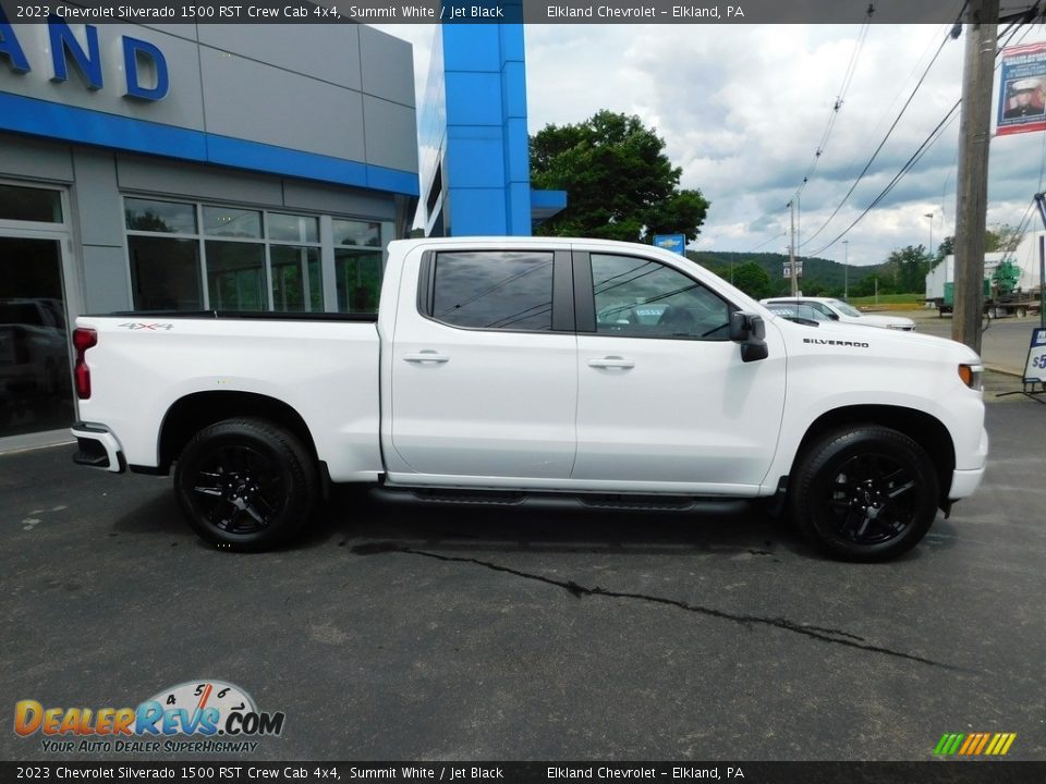 2023 Chevrolet Silverado 1500 RST Crew Cab 4x4 Summit White / Jet Black Photo #7