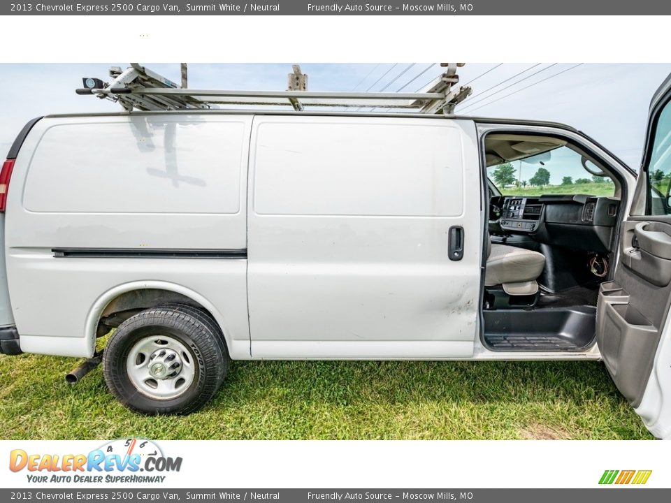 2013 Chevrolet Express 2500 Cargo Van Summit White / Neutral Photo #21