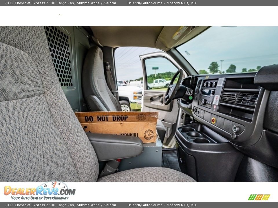 2013 Chevrolet Express 2500 Cargo Van Summit White / Neutral Photo #23