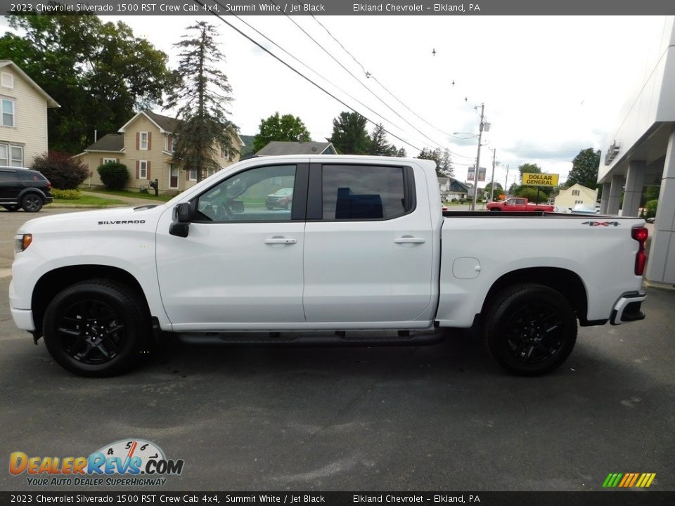 Summit White 2023 Chevrolet Silverado 1500 RST Crew Cab 4x4 Photo #12