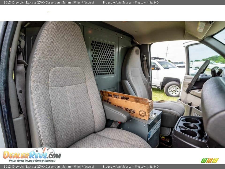 2013 Chevrolet Express 2500 Cargo Van Summit White / Neutral Photo #24