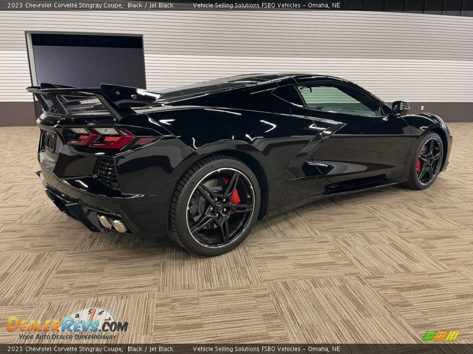 2023 Chevrolet Corvette Stingray Coupe Black / Jet Black Photo #2