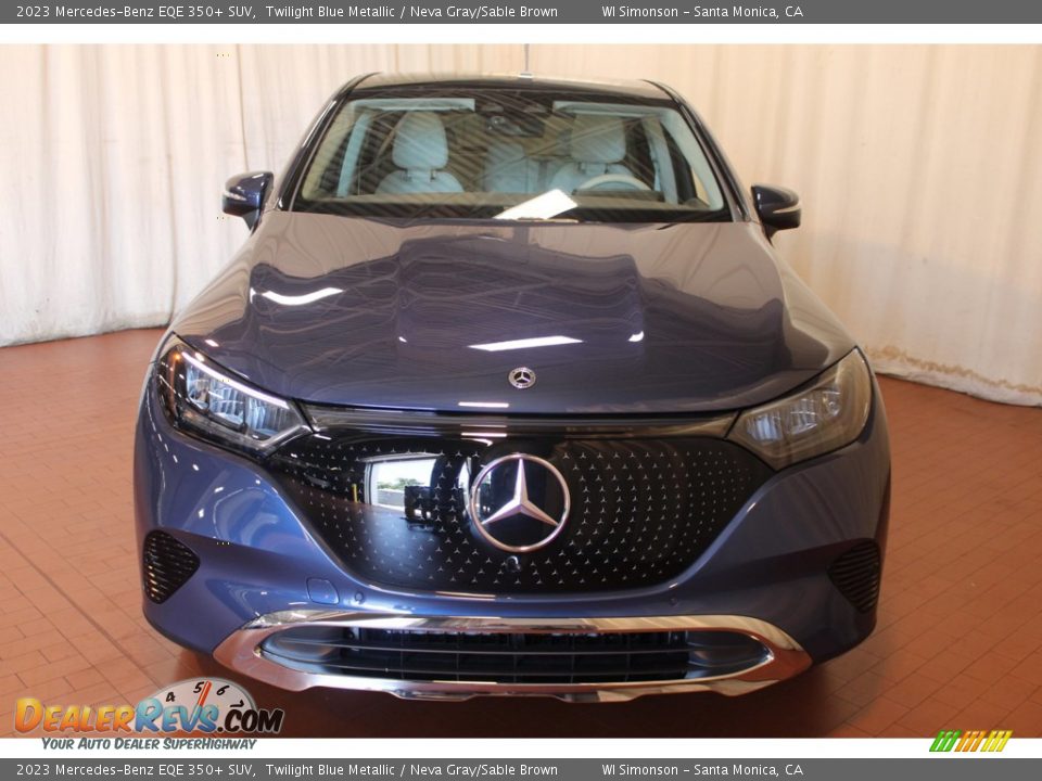 2023 Mercedes-Benz EQE 350+ SUV Twilight Blue Metallic / Neva Gray/Sable Brown Photo #3