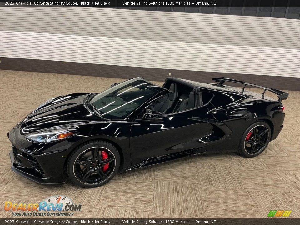 2023 Chevrolet Corvette Stingray Coupe Black / Jet Black Photo #3