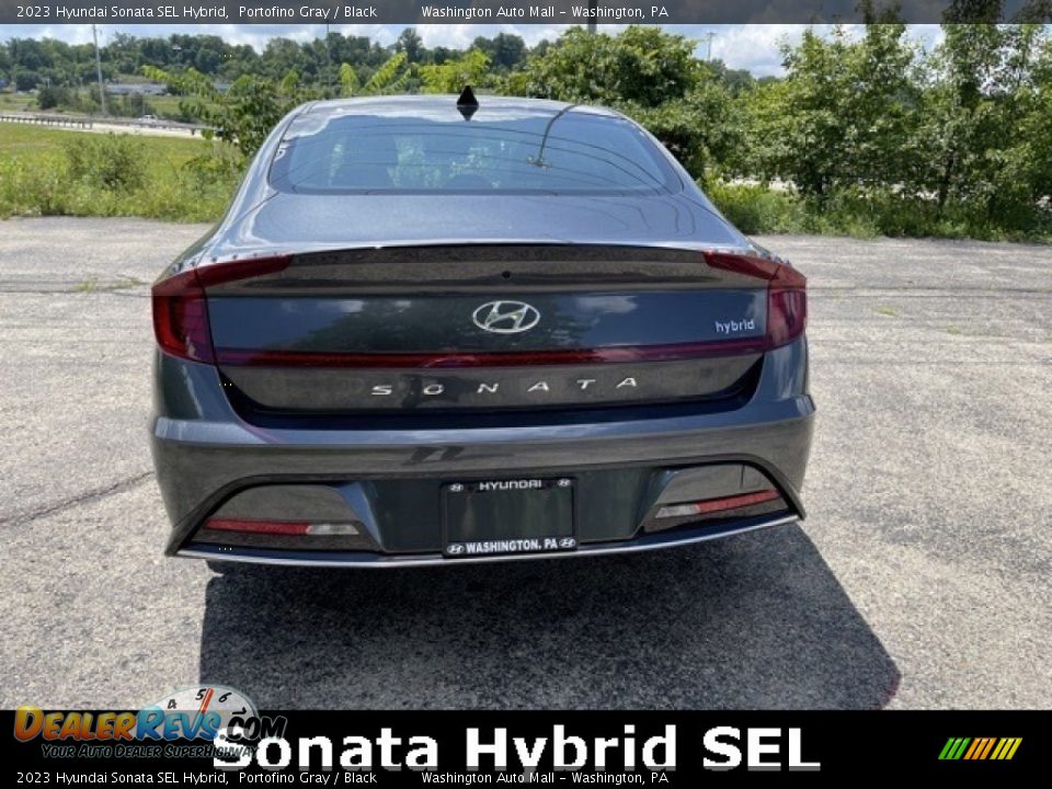 2023 Hyundai Sonata SEL Hybrid Portofino Gray / Black Photo #2