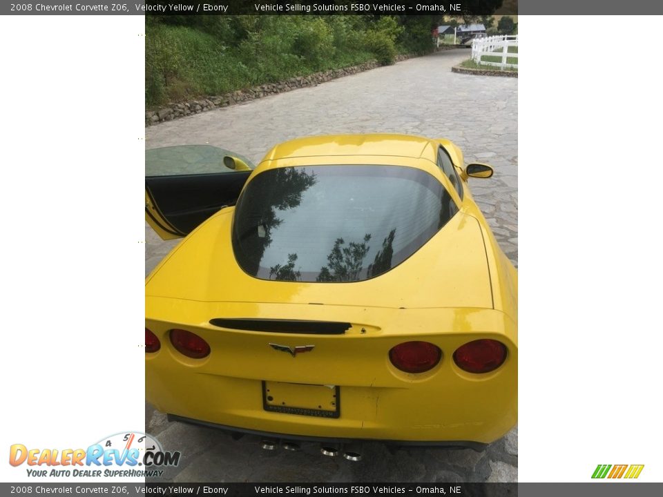 2008 Chevrolet Corvette Z06 Velocity Yellow / Ebony Photo #4