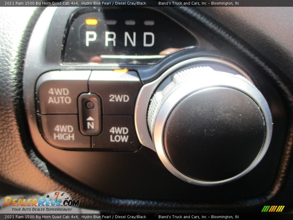 2021 Ram 1500 Big Horn Quad Cab 4x4 Hydro Blue Pearl / Diesel Gray/Black Photo #18