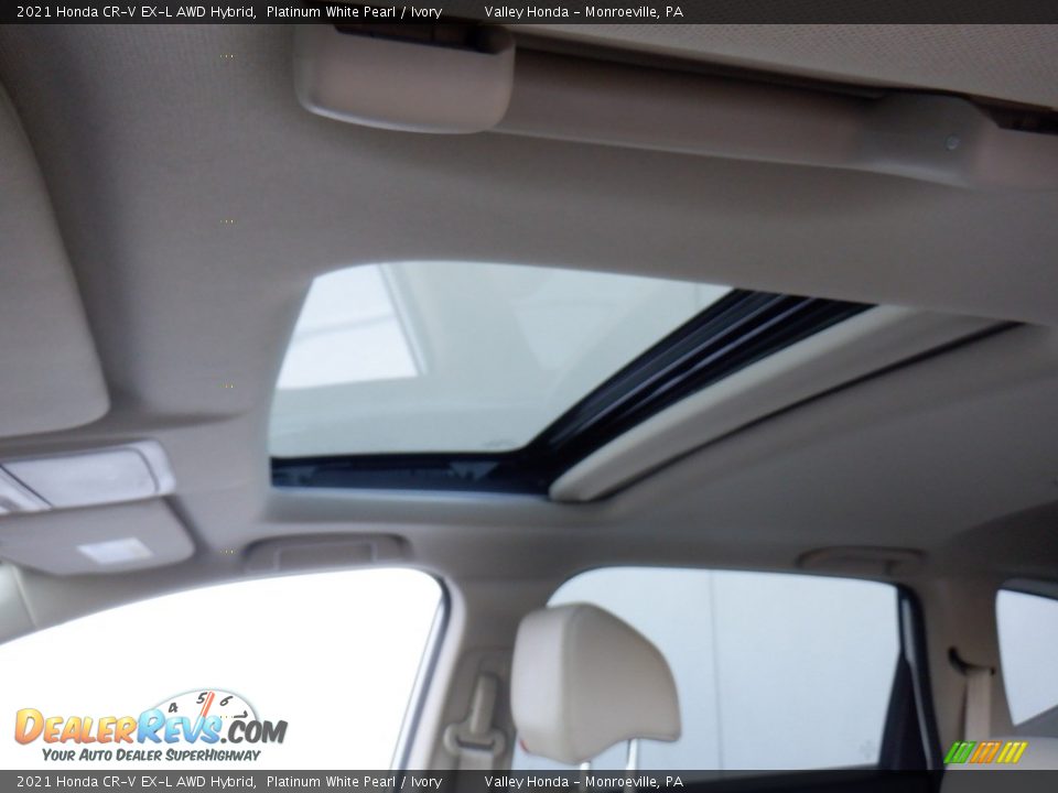 Sunroof of 2021 Honda CR-V EX-L AWD Hybrid Photo #16