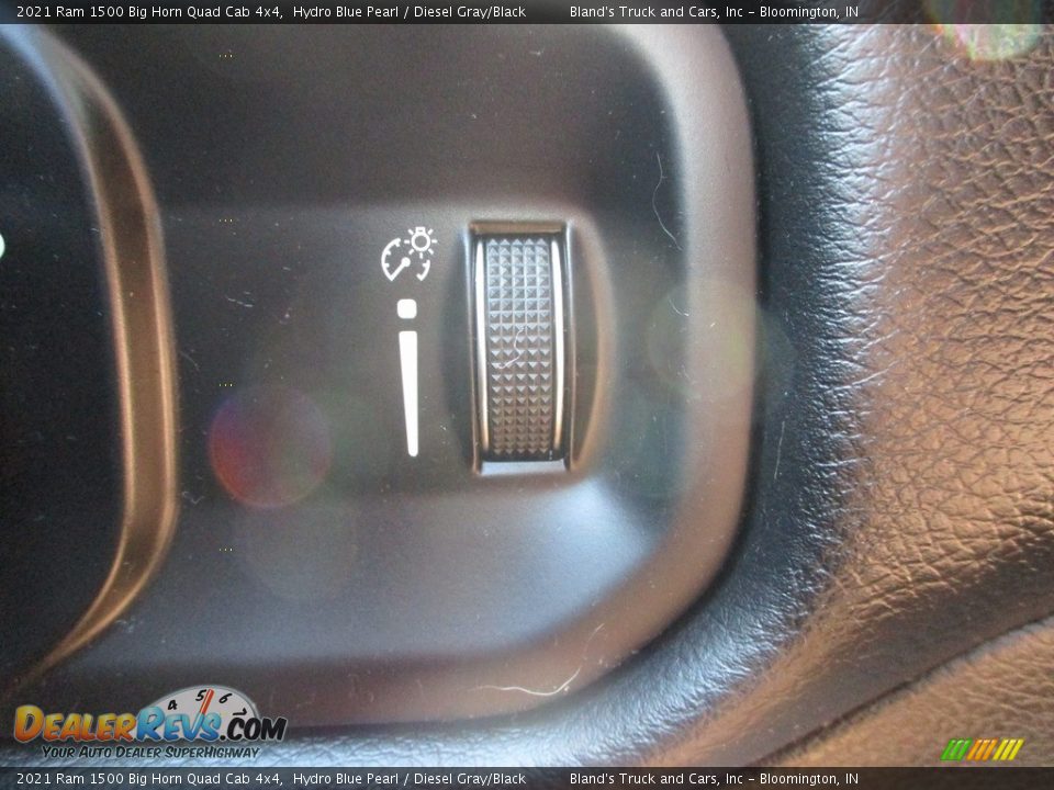 2021 Ram 1500 Big Horn Quad Cab 4x4 Hydro Blue Pearl / Diesel Gray/Black Photo #21