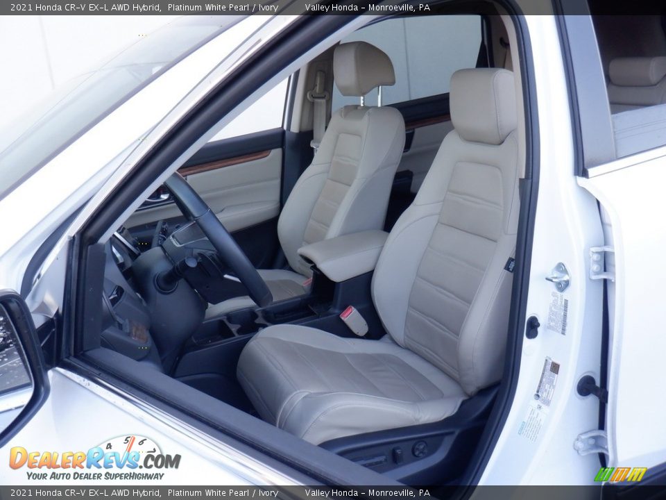 Front Seat of 2021 Honda CR-V EX-L AWD Hybrid Photo #18