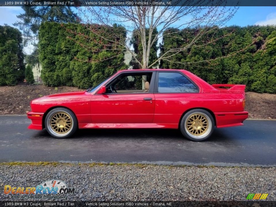 Brilliant Red 1989 BMW M3 Coupe Photo #1