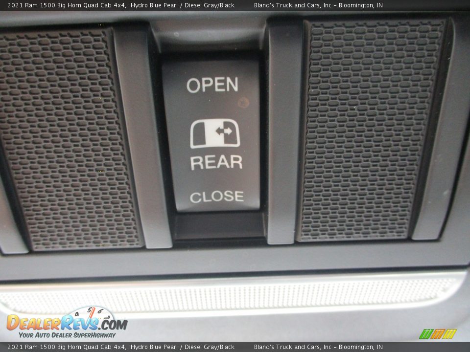 2021 Ram 1500 Big Horn Quad Cab 4x4 Hydro Blue Pearl / Diesel Gray/Black Photo #23