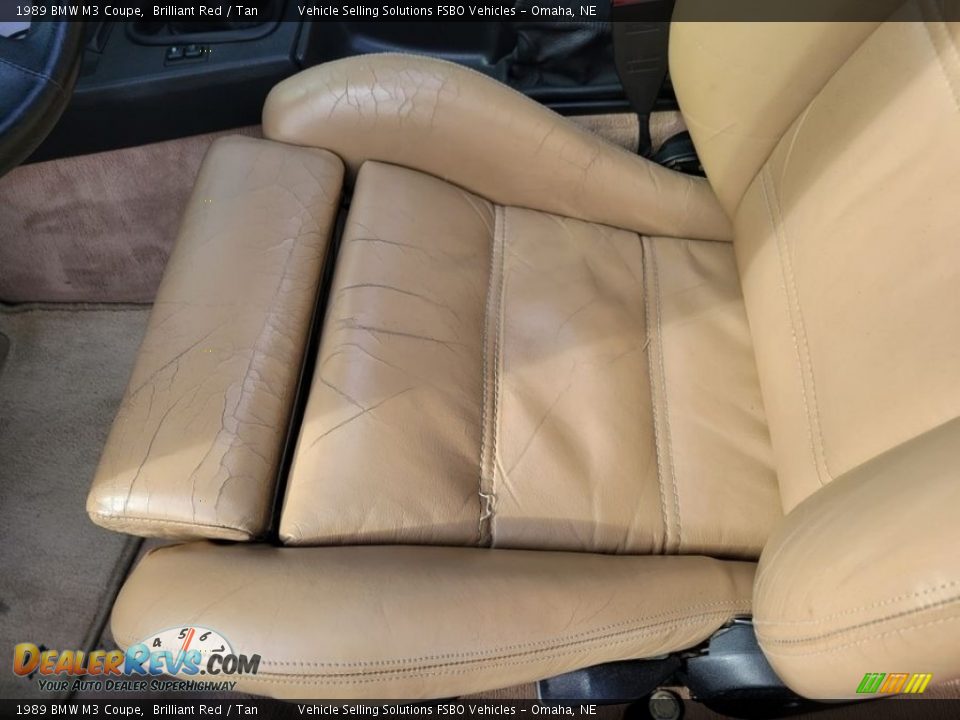 Front Seat of 1989 BMW M3 Coupe Photo #7