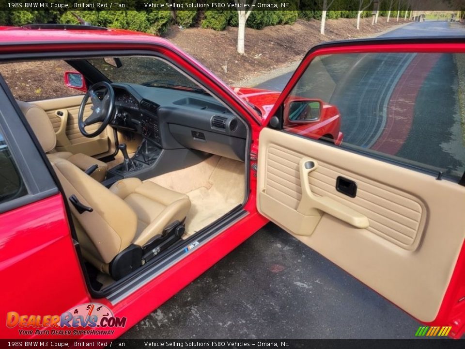 Door Panel of 1989 BMW M3 Coupe Photo #10