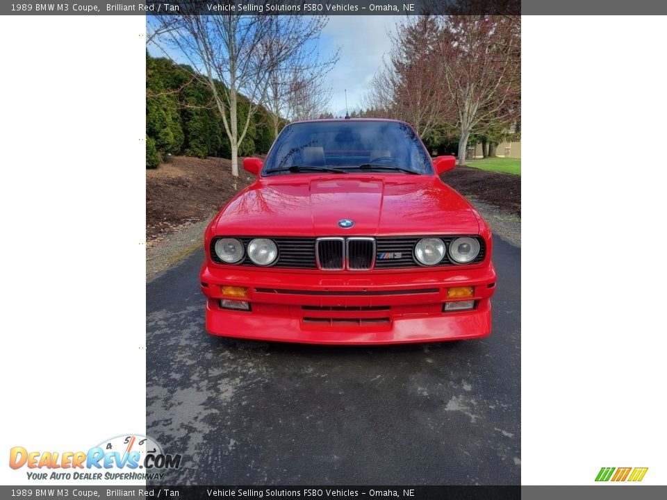 1989 BMW M3 Coupe Brilliant Red / Tan Photo #14