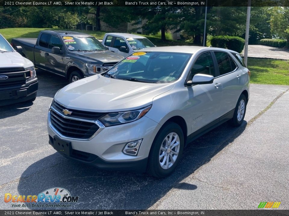 2021 Chevrolet Equinox LT AWD Silver Ice Metallic / Jet Black Photo #2