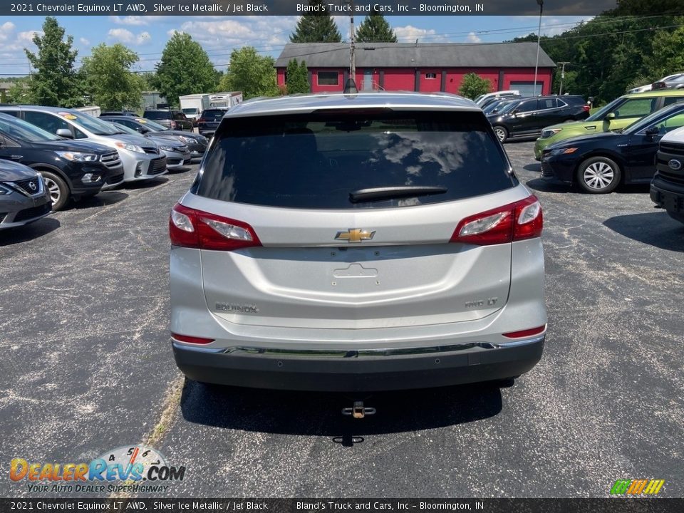 2021 Chevrolet Equinox LT AWD Silver Ice Metallic / Jet Black Photo #4