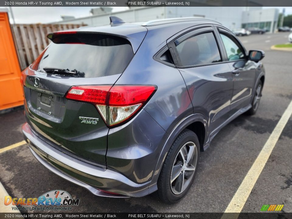 2020 Honda HR-V Touring AWD Modern Steel Metallic / Black Photo #3