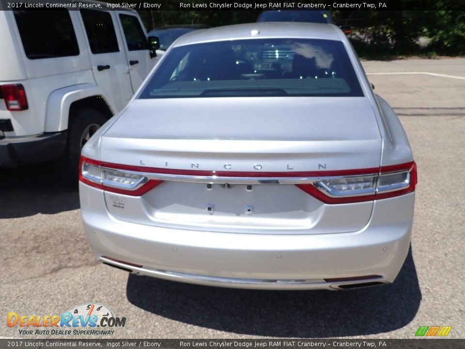 2017 Lincoln Continental Reserve Ingot Silver / Ebony Photo #4