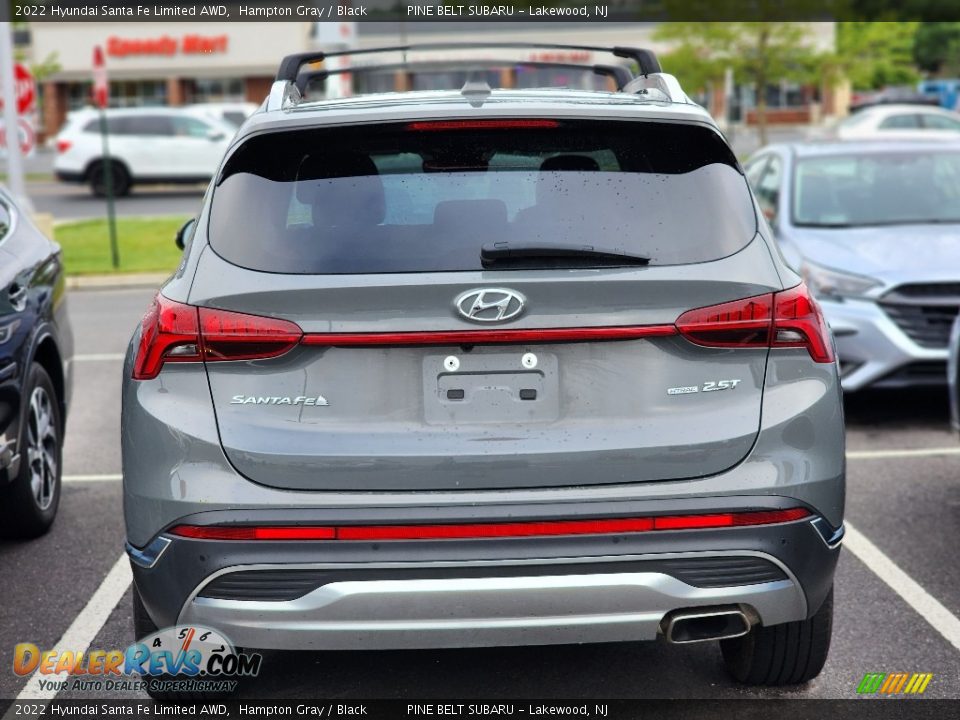 2022 Hyundai Santa Fe Limited AWD Hampton Gray / Black Photo #4