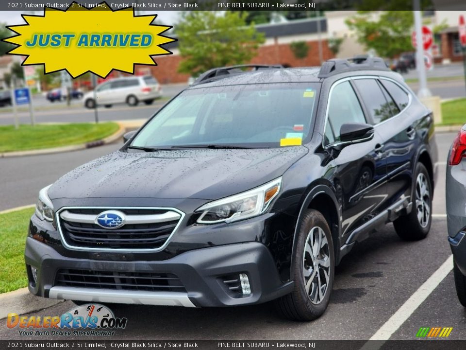2021 Subaru Outback 2.5i Limited Crystal Black Silica / Slate Black Photo #1