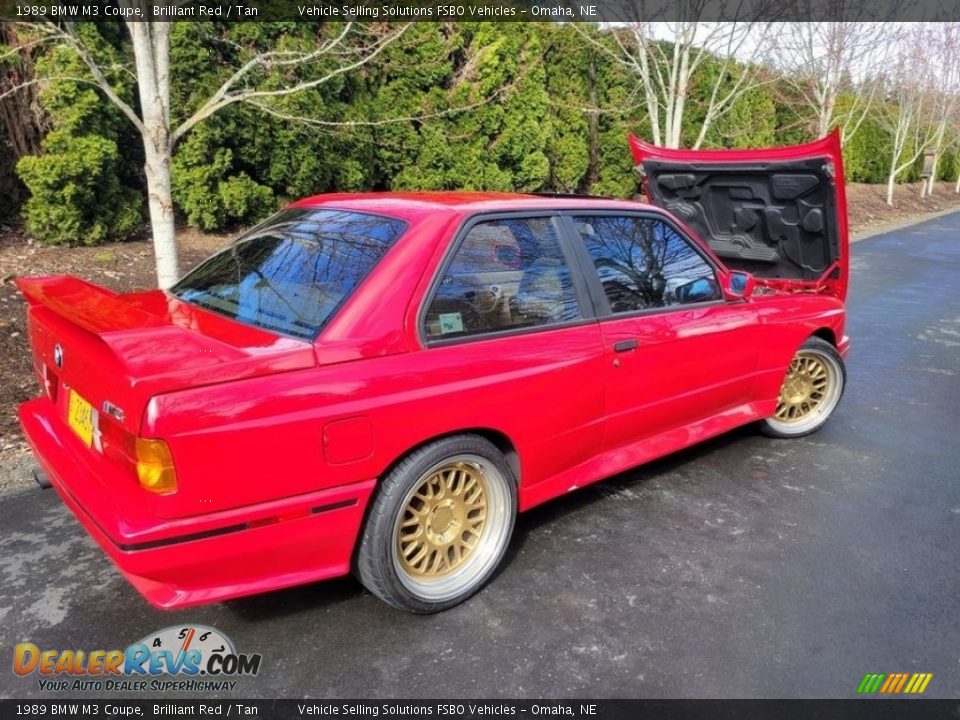 1989 BMW M3 Coupe Brilliant Red / Tan Photo #29