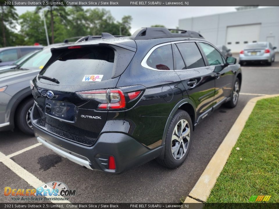 2021 Subaru Outback 2.5i Limited Crystal Black Silica / Slate Black Photo #3